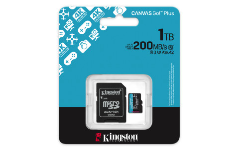 KINGSTON microSDXC Canvas Go Plus 1TB + Adapter - Galeria zdjęcie 5