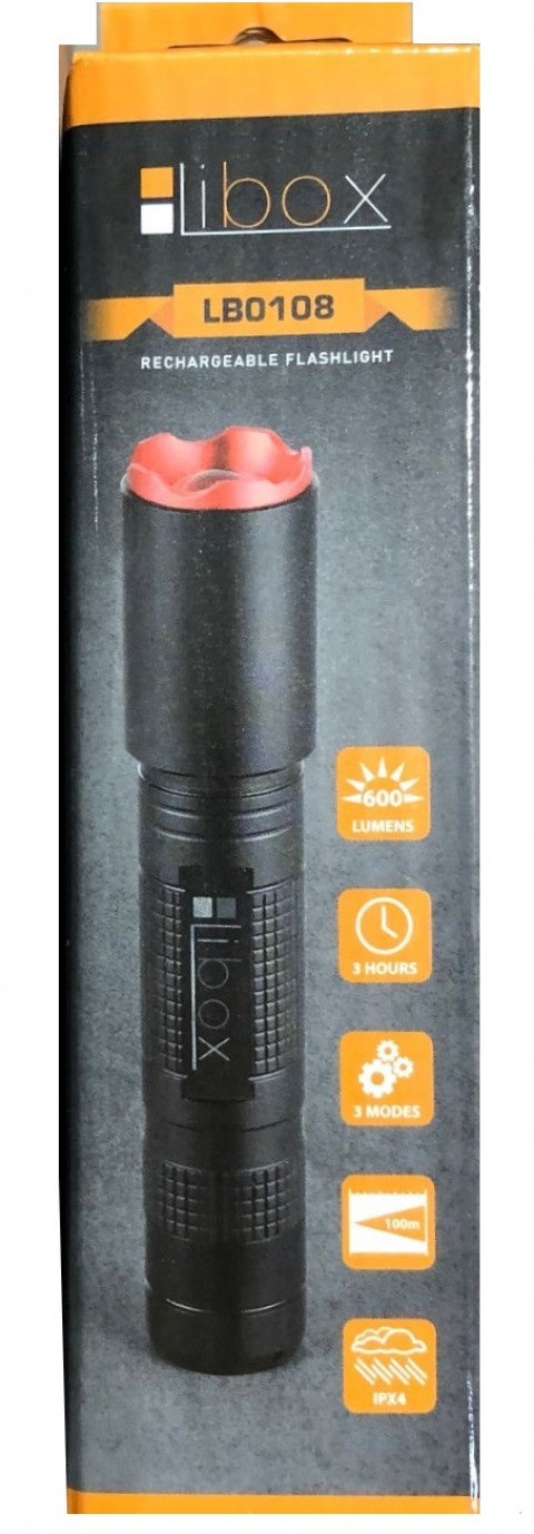 LIBOX LATARKA AKUMULATOROWA LED CREE XP-E LB0108 - Galeria zdjęcie 10