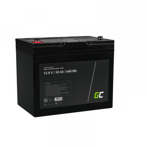 GREEN CELL AKUMULATOR LIFEPO4 CAV06 12/12,8V 50AH - Galeria zdjęcie 6