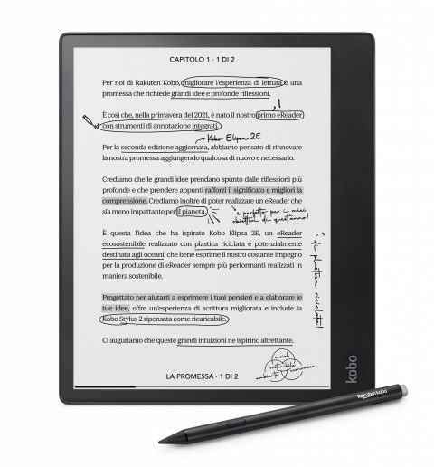 Czytnik e-booków Kobo Elipsa 2E pack 10,3" 32GB Wi-Fi Black - Galeria zdjęcie 4