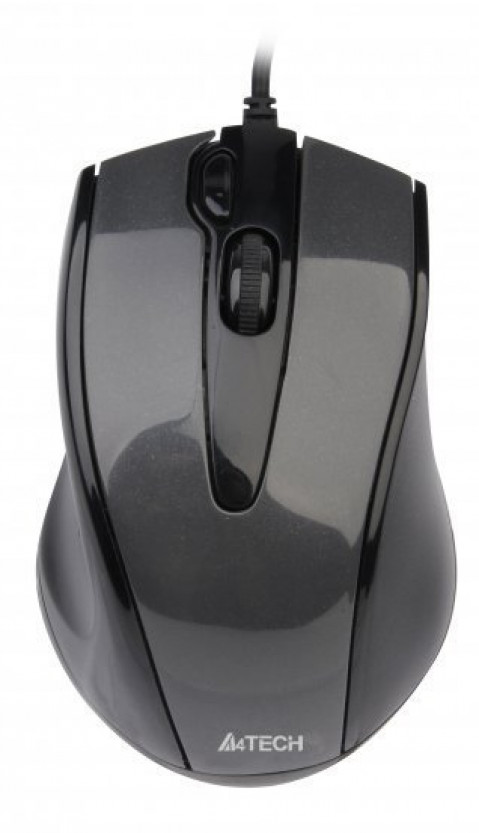 Mysz A4Tech V-TRACK N-500F-1 Glossy Grey USB - Galeria zdjęcie 1