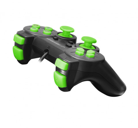 ESPERANZA GAMEPAD CORSAIR CZARNO/ZIELONY EGG106G - Galeria zdjęcie 3