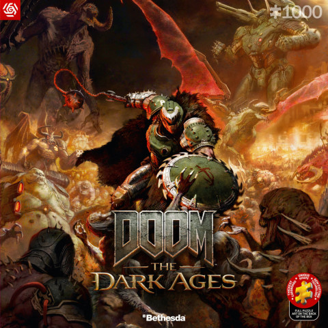 Good Loot Gaming Puzzle: Doom The Dark Ages Slayer's Rage 1000 elementów - Galeria zdjęcie 2