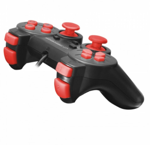 ESPERANZA GAMEPAD PC/PS3/PS2 USBCZARNO/CZERWONY CO - Galeria zdjęcie 2