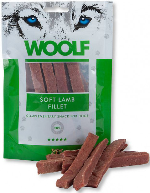 WOOLF Przysmak Soft Lamb Fillets dla psa 100g - Galeria zdjęcie 1