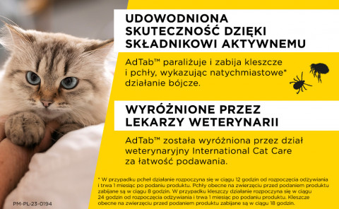 AdTab Tabletki dla kotów (0,5-2,0kg) 3x(1x12mg) - Galeria zdjęcie 9
