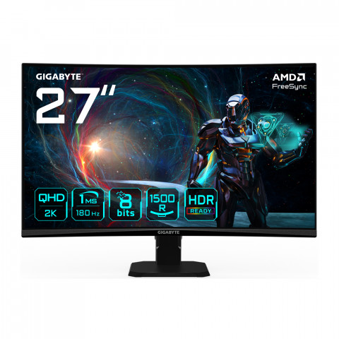 MONITOR GIGABYTE LED 27" GS27QCA 180Hz - Galeria zdjęcie 1