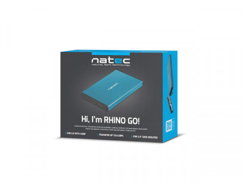 NATEC OBUDOWA HDD RHINO GO (USB 3.0, 2.5", BLUE). - Galeria zdjęcie 5