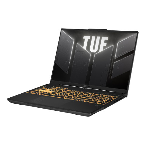 ASUS TUF Gaming F16 FX607VU-I5165 Core 5 210H 16.0" FHD+ 144Hz Value IPS-level 300nits AG 16GB DDR5 SSD512 GeForce RTX 4050 6GB LAN WLAN+BT Cam720p 56Wh NoOS Mecha Gray - Galeria zdjęcie 5
