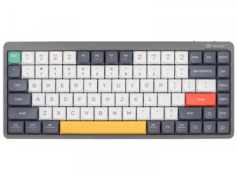 TRACER KLAWIATURA FINA 84 GREY OUTEMU RED SWITCH - Galeria zdjęcie 1