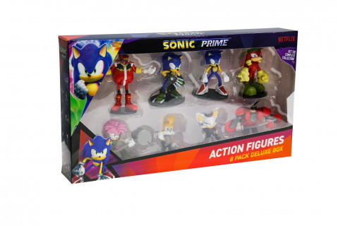 SONIC PRIME - FIGURKA AKCJI - ZESTAW 8 FIGUREK [DELUXE BOX] - Galeria zdjęcie 1