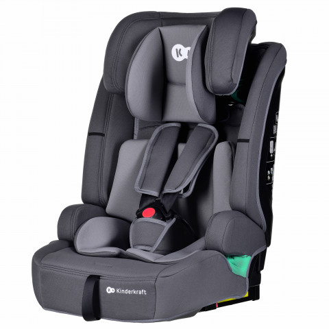Kinderkraft fotel SAFETY FIX 2 i-Size 9-36kg Szary 5VAT - Galeria zdjęcie 3