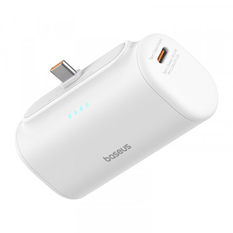 Powerbank Baseus Compact 5000mAh USB-C (biały) - Galeria zdjęcie 3