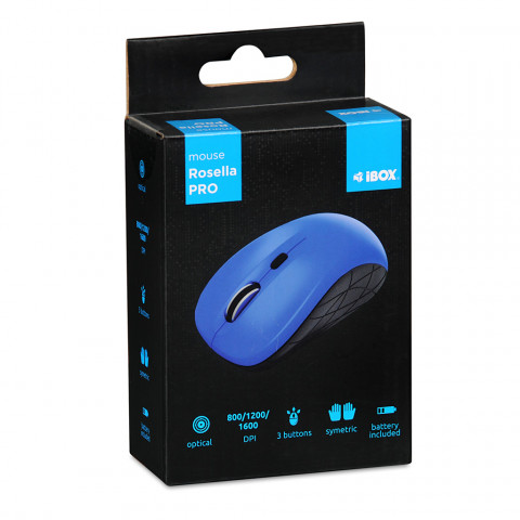 MYSZ I-BOX I009 ROSELLA PRO, BEZPRZEWODOWA, BLUE - Galeria zdjęcie 12