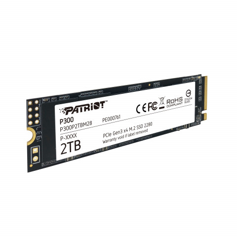 Dysk SSD Patriot P300 2TB M2 2280 PCI-Ex4 Gen3 NvME - Galeria zdjęcie 4