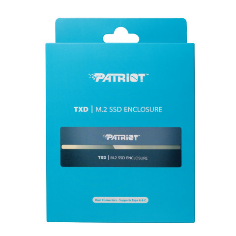 Patriot TXD obudowa USB3.2 do SSD M.2 NVMe 1.3, do 8TB - Aluminium - Galeria zdjęcie 13