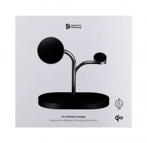 Samsung Universal Wireless Charger 3-in-1 (GP-PWU024WIABW) Czarny - Galeria zdjęcie 3