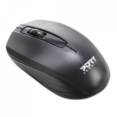 Zestaw torba + mysz PORT DESIGNS Premium Pack 501873 (Top Load; wireless; 1000 DPI; USB-C/USB-A; kolor czarny) - Galeria zdjęcie 4