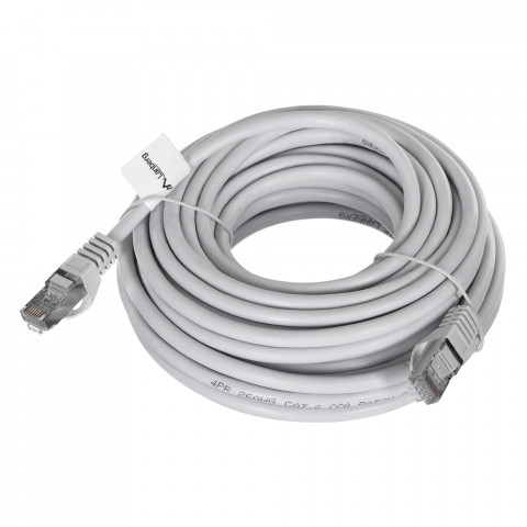 LANBERG PATCHCORD KAT.6 FTP 20M SZARY FLUKE PASSED - Galeria zdjęcie 2