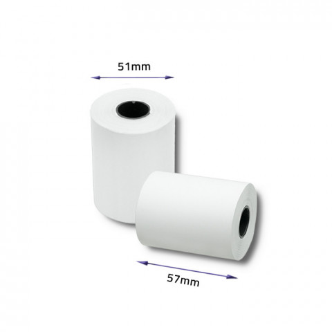 QOLTEC ROLKA TERMICZNA 57X30 | 55G/M2 | 10SZT - Galeria zdjęcie 4