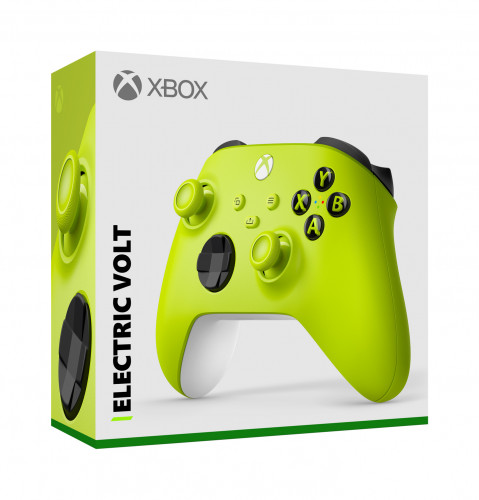 Microsoft Xbox kontroler bezprzewodowy Żółty - Galeria zdjęcie 5