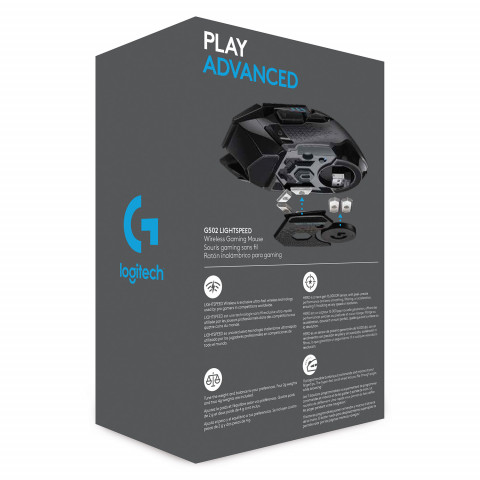 MYSZ GAMINGOWA LOGITECH G502 Lightspeed Black - Galeria zdjęcie 4