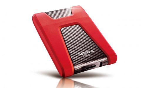 Dysk zewnętrzny HDD ADATA HD650 AHD650-1TU31-CRD (1TB; 2.5"; USB 3.2; czerwony) - Galeria zdjęcie 3