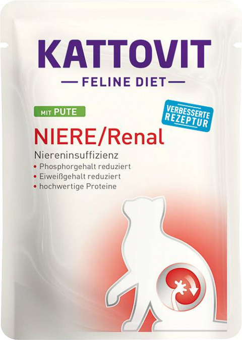 KATTOVIT Feline Diet Niere/Renal - mokra karma dla kota - 12x85 g - Galeria zdjęcie 2
