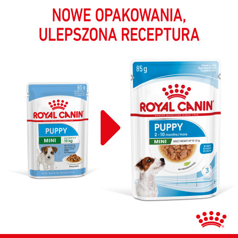 ROYAL CANIN SHN Mini Puppy w sosie - mokra karma dla szczeniąt - 12X85 g - Galeria zdjęcie 9