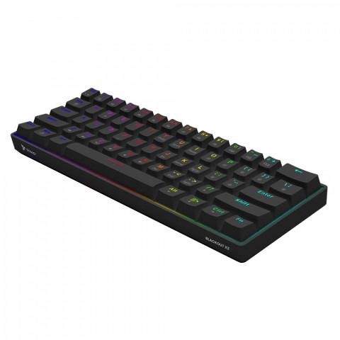 SAVIO KLAWIATURA MECHANICZNA BLACKOUT X2 BLUE - Galeria zdjęcie 3