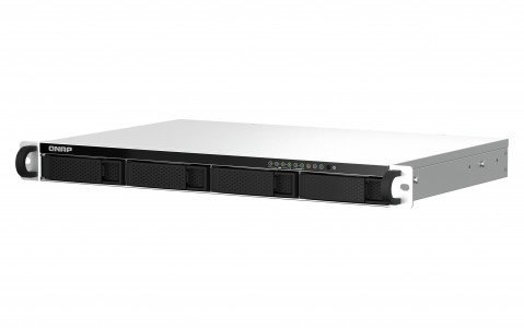 Qnap TS-464eU-8G, 1U, 4 x 2.5"/3.5" SATA , Intel Celeron N5105/N5095 4C/4T, 8GB RAM onboard (not expandable), 2 x 2.5GbE, Single PSU (not upgradeable to RP) - Galeria zdjęcie 4