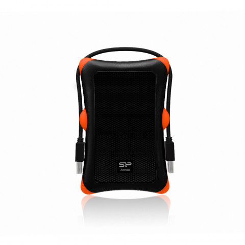 Dysk zewnętrzny HDD Silicon Power Armor A30 (1TB; 2.5"; USB 3.2; 5400 obr/min; Orange-Black; SP010TBPHDA30S3K) - Galeria zdjęcie 1