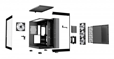 OBUDOWA BE QUIET! Light Base 600 LX Black - Galeria zdjęcie 4