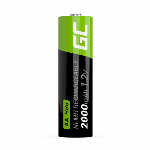 GREEN CELL AKUMULATORKI PALUSZKI 4X AA R6 2000MAH - Galeria zdjęcie 3