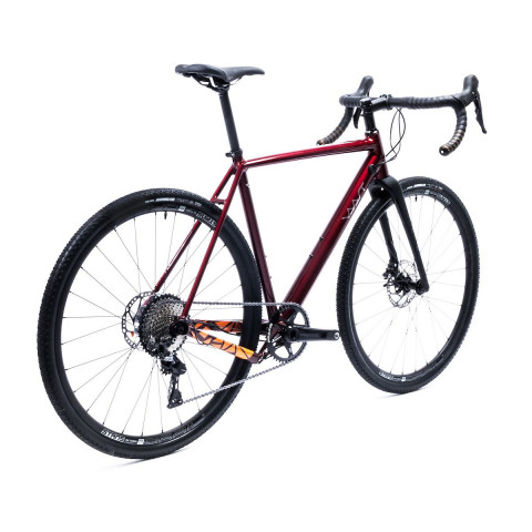 Rower gravel VAAST 700C APEX GRX 52cm S Gloss Berry Red - Galeria zdjęcie 6