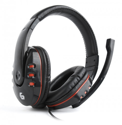 Gembird słuchawki gaming glossy black ghs-402 ghs-402 - Galeria zdjęcie 1