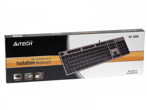 Klawiatura A4Tech KV-300H Grey USB - Galeria zdjęcie 6