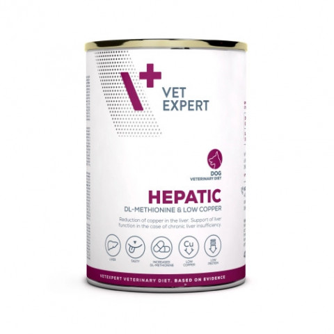 VET EXPERT Veterinary Diet Hepatic Dog - mokra karma dla psa - 400g - Galeria zdjęcie 2