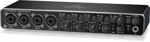 Behringer UMC404HD - Interfejs audio USB - Galeria zdjęcie 4
