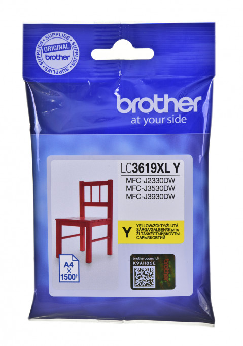 BROTHER Tusz Żółty LC3619XLY=LC-3619XLY - Galeria zdjęcie 1