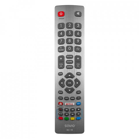 SAVIO PILOT UNIWERSALNYZAMIENNIK DO TV SHARP RC-19 - Galeria zdjęcie 1