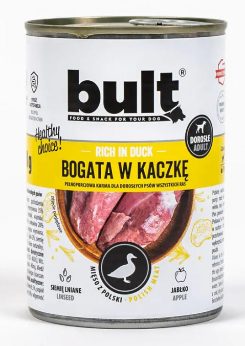 BULT Puszka bogata w kaczkę 800g - Galeria zdjęcie 1