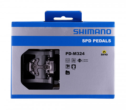 Shimano Pedały SPD PD-M324 Srebrne - Galeria zdjęcie 10