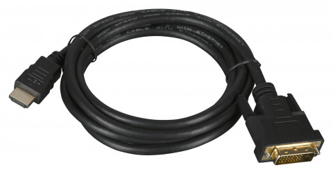 LANBERG KABEL HDMI (M) - DVI-D (M)(24+1) 1.8M 4K - Galeria zdjęcie 3