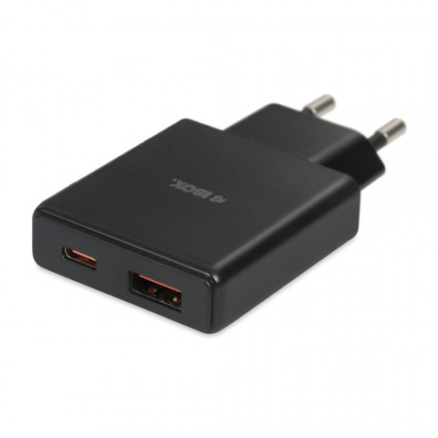 IBOX ŁADOWARKA UNIWERSALNA C-43 PD30W SLIM BLACK - Galeria zdjęcie 1