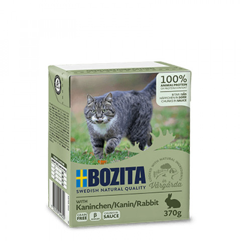 BOZITA Królik w sosie - mokra karma dla kota - 2x370g + GRATIS - Galeria zdjęcie 2