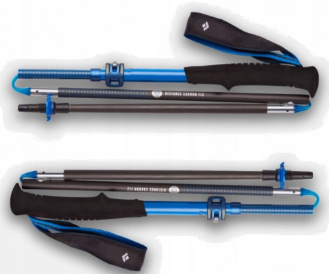 Kije Trekkingowe Black Diamond DISTANCE CARBON FLZ POLES ULTRA BLUE 140 cm - Galeria zdjęcie 5