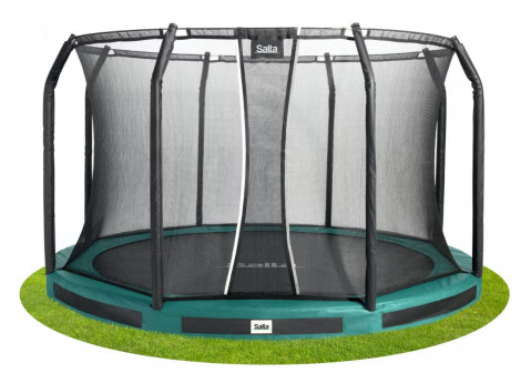 Trampolina Premium Ground Combo 427cm zielona - Galeria zdjęcie 5