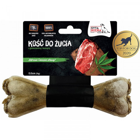 SYTA MICHA Kość na mocne stawy - gryzak dla psa - 13,5 cm - Galeria zdjęcie 1