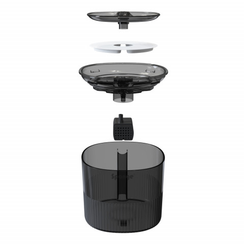 SPONGE Pet Fountain - automatyczne poidełko dla zwierząt - 1,8l - Galeria zdjęcie 6
